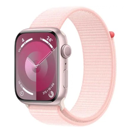 Apple Watch Series 9 Cellular 41mm Pink Sport Loop